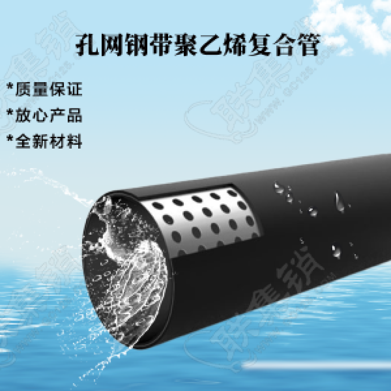 PE孔網(wǎng)鋼帶復合管